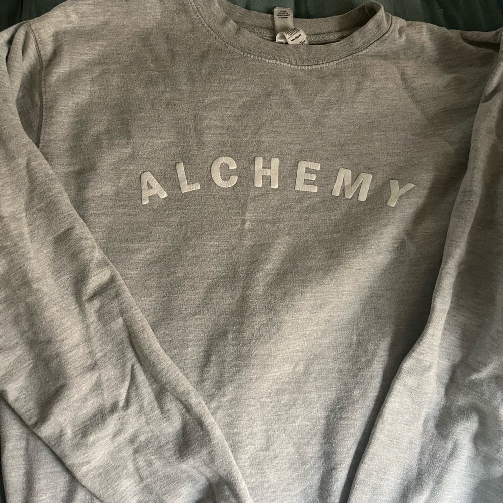 Alchemy Grey Graphic Crewneck Sweatshirt